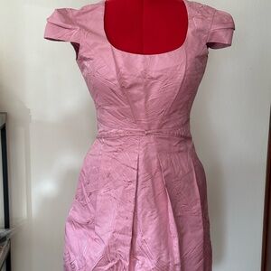 CAROLINA HERRERA Textured Pink Gown